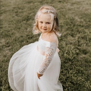 Ivory Flower Girl Dress